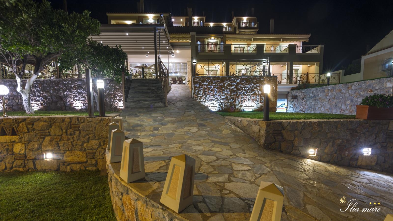 Exterior Front Night View Exterior Front Night View