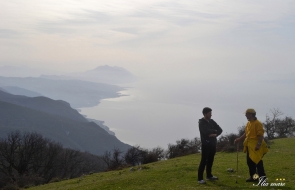 Όρος Τελέθριο κορυφή Γυμνό, μπροστά μας η Ροβιές κ το Όρος